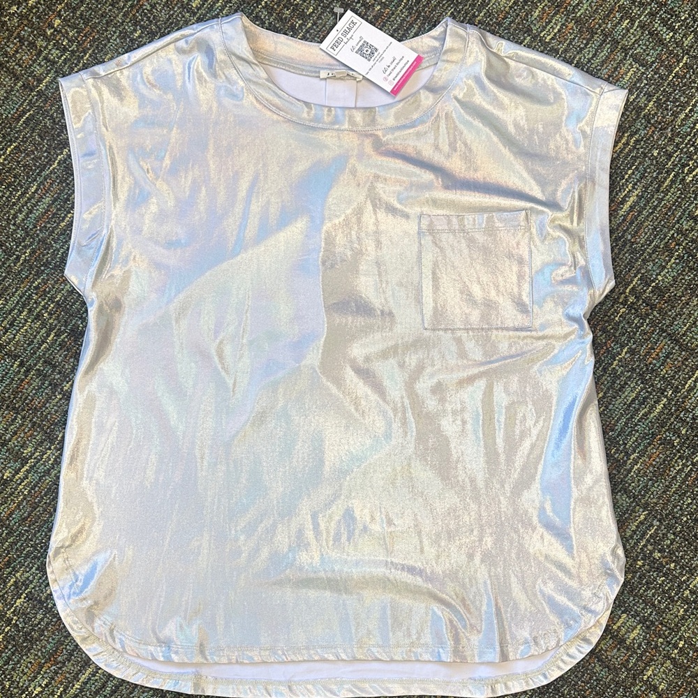 JODIFL Silver Short Sleeve Tee